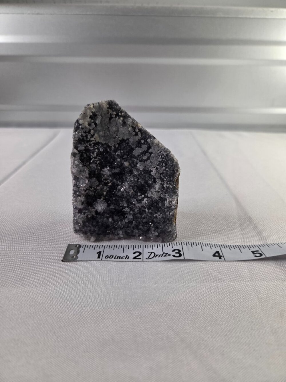 Black‎ Amethyst Druzy Cement Base